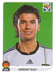 Serdar Tasci Germany samolepka Panini World Cup 2010 #265